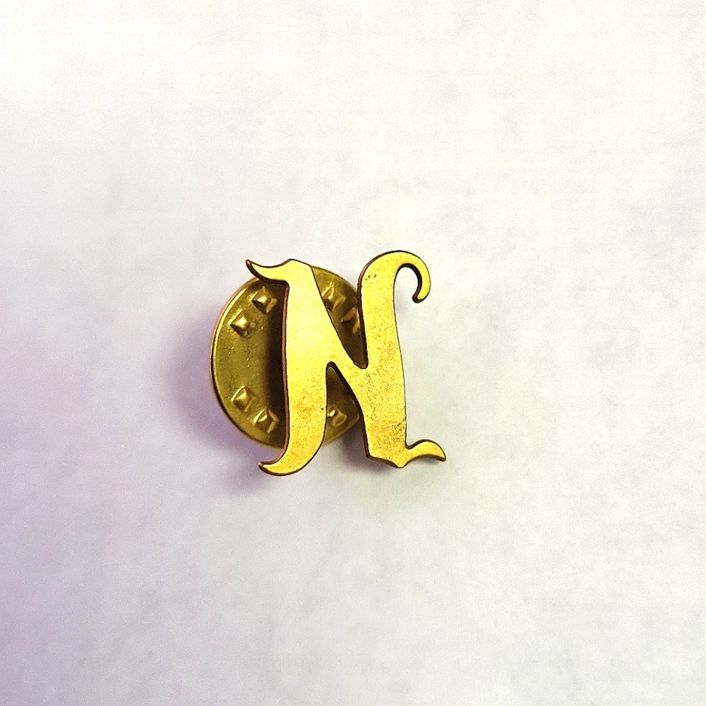 Letter N Pin